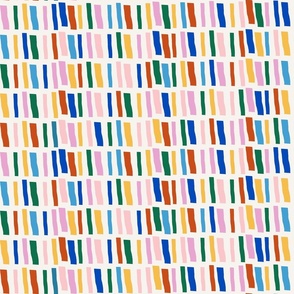 Rainbow stripes, paper snippets, bold, colorful, paperart, cutout