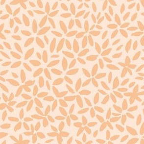 Expressive tiny flowers - soft beige