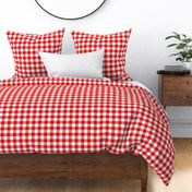 1" red gingham