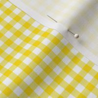 small yellow gingham