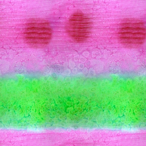 Hand painted dot Stripe texture_pink green
