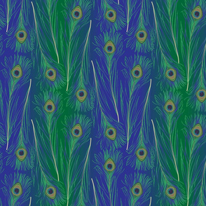 Peacock Feathers Small