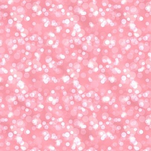 Small Sparkly Bokeh Pattern - Pink Color