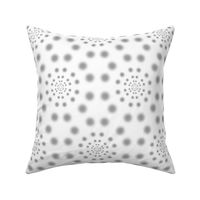 Ultimate Gray Blurry Dot on White