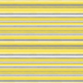 Striped Yellow and Gray Illuminating Yellow and Ultimate Gray with White