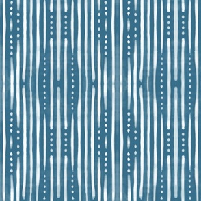 Shibori Tribal Brilliant Blue