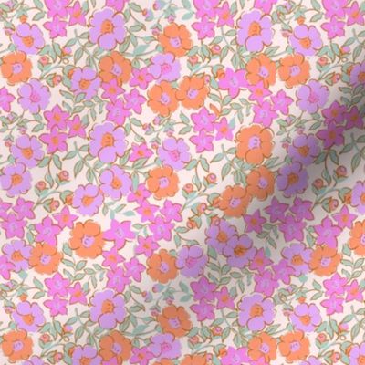 New Gypsy Florals- retro radiant