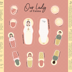 Catholic Our Lady of Fatima Doll // Saint Dolls Collection