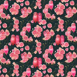 Pink Joy Owls