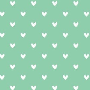 Hearts | Mint Green