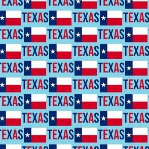 SMALL Texas flag - Texas pride fabric -blue