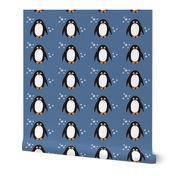 Penguin blue small scale 