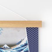 Cut and Sew Clutch bag // Hokusai The Great Wave