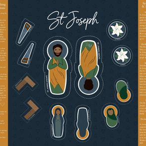 Catholic St. Joseph and the Holy Family Dolls // Saint Dolls