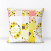 here comes the sun & hello darlin sunflower quilt 