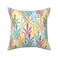 small scale foliage - hand-drawn tropical leaves - bohemian