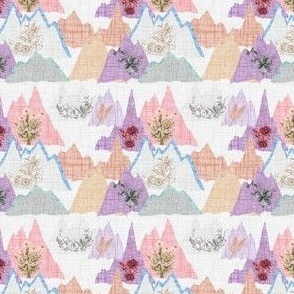 mountains are calling lavender pink - small scale