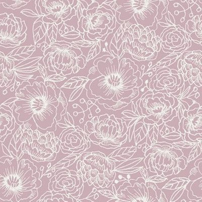 drawn floral lilac sfx1905