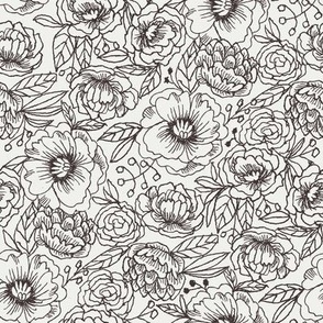 drawn floral coffee sfx1111