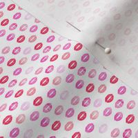 (extra tiny) (small scale) smooches - kisses - multi pink C21