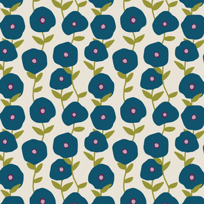 ModFlowers - Teal and Cream