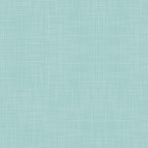 aqua - linen texture on aqua color - textured fabric