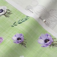  purple zebra green linen