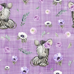 purple zebra purple linen