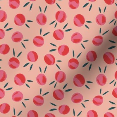 Citrus Fruit Celebration - Small Scale Pink