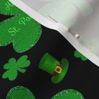 Glitter Shamrocks & Buckle Top Hats