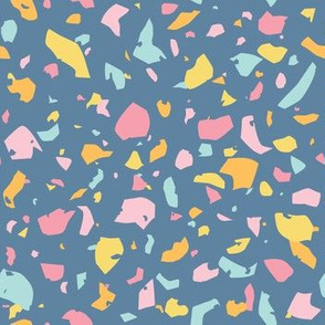 Cheerful Terrazzo - Blue