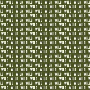 (micro scale) WILD (army green) C21