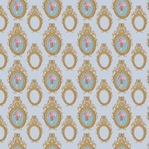 Rococo Walls Pastel Blue