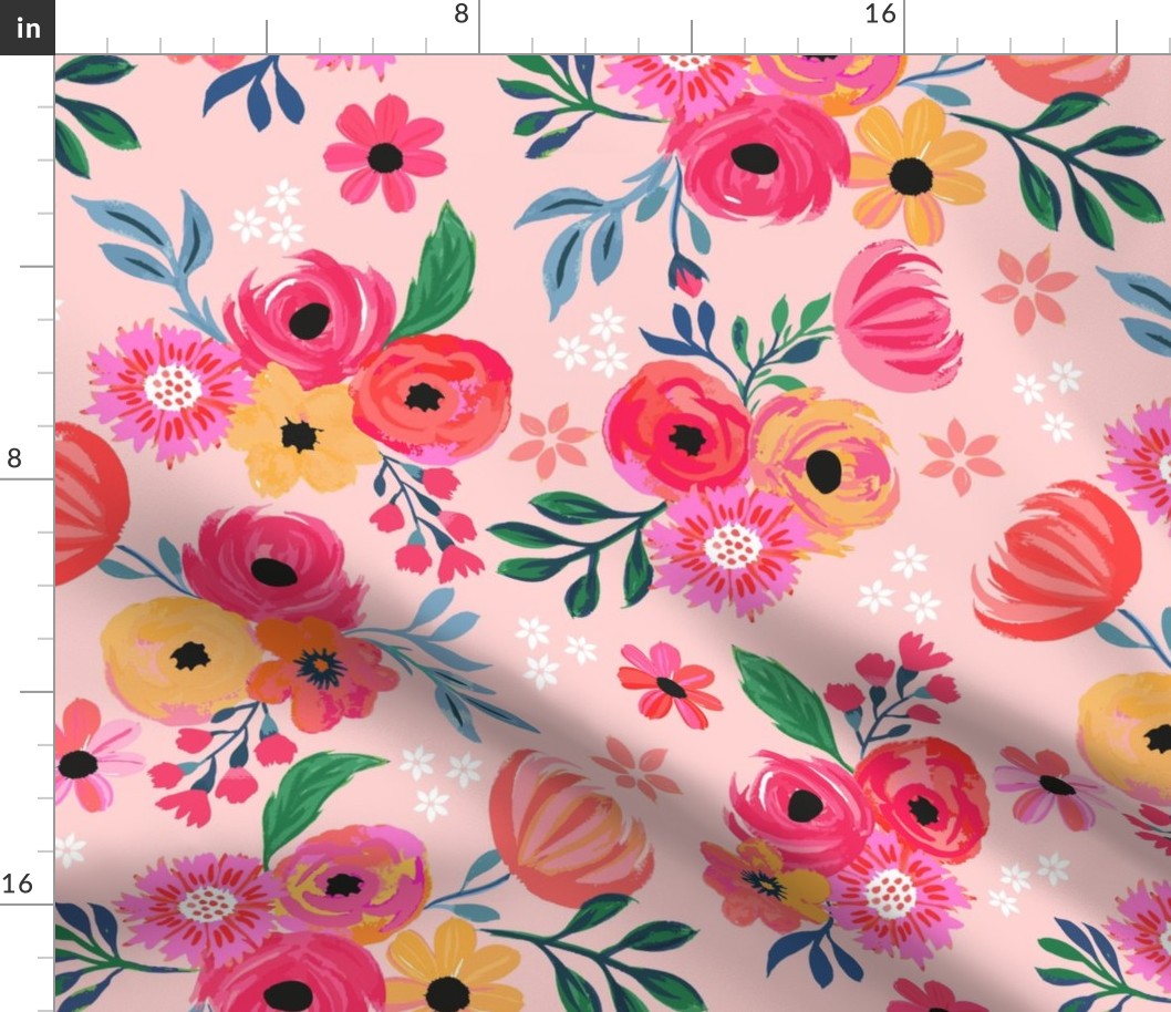 Pink Floral Small