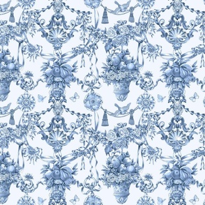 happy rococo monochrome blue 50