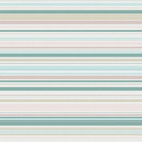 Vintage Stripes - Calming Ocean / Medium