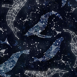 Whale constellations extra large