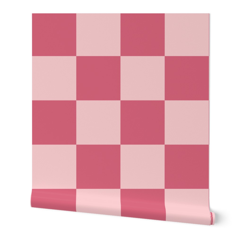 Rosy Pinks Jumbo Checker