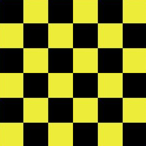 Classic Yellow & Black Checker