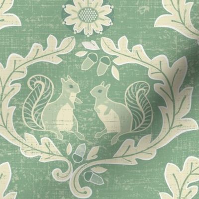 Rococo Squirrels Jade