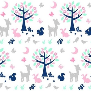 Woodland Animals Silhouette