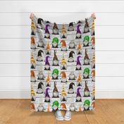 Halloween Gnomes on Shiplap - large scale