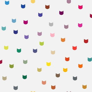 Rainbow cat confetti