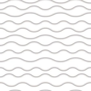 Wavy Rope Lines / Simple Minimal Nautical