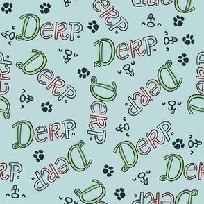 Derp Dog-Aqua 