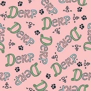 Derp Dog-Pink 