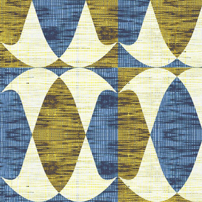 rough diamonds mustard blue