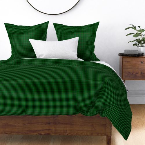 small green black buffalo plaid