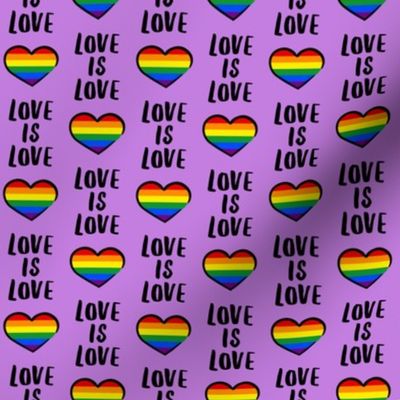 Love is Love - purple - LAD21