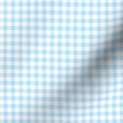 small baby blue gingham